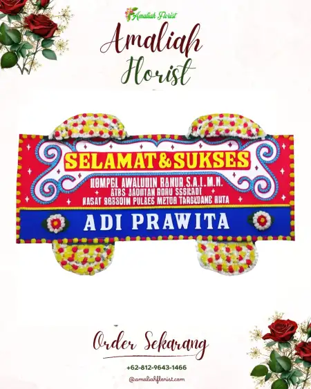 Papan Bunga Ucapan Selamat Gulang